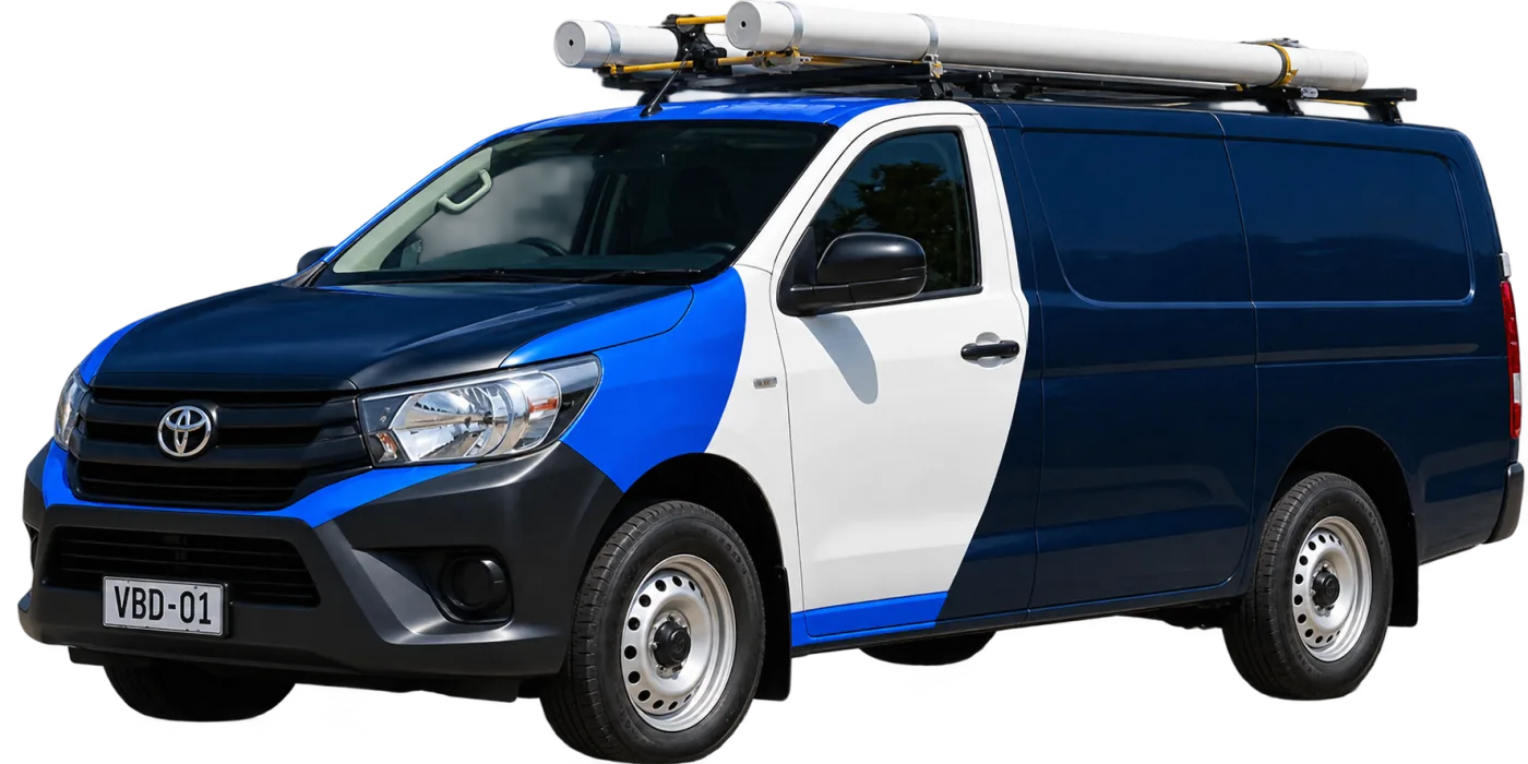 Our van, covering Five Dock and the surrounding suburbs