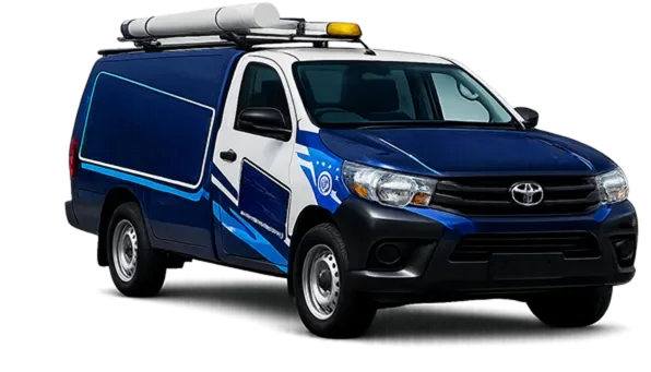 Service van on its way to a Five Dock job